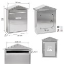 Visit Inox Exterior Mailbox Size DIN A4 | ARREGUI