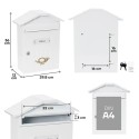 Villa Mailbox Exterior Size DIN A4 | ARREGUI