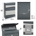 Flysch External Mailbox Size DIN A4 | ARREGUI