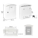 Costa Outdoor Mailbox Size DIN A4 | ARREGUI