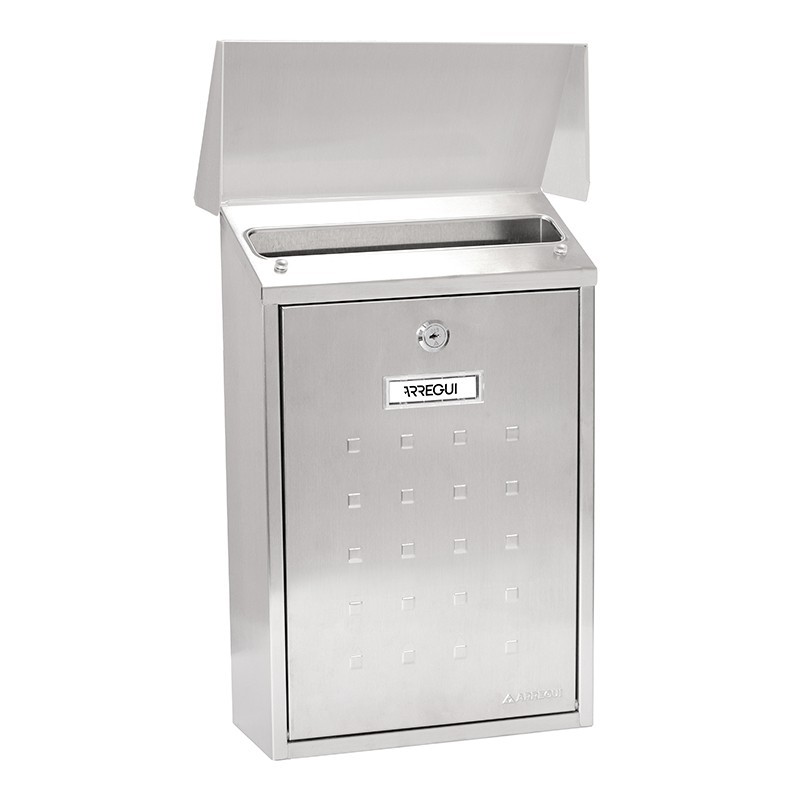 Premium Inox Cassetta Postale Esterna Formato DIN A4 | ARREGUI