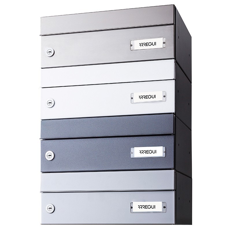 Infinity Horizontal Mailbox for Outdoors Size DIN A4 | ARREGUI