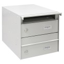 Univers Bigen Large Horizontal Mailbox Size DIN A4 | ARREGUI