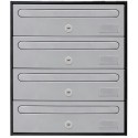 Front Horizontal mailbox for interior Size DIN A4 | ARREGUI