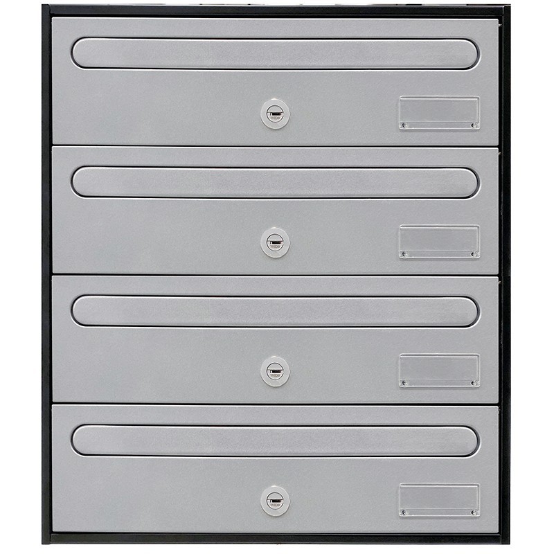 Front Horizontal mailbox for interior Size DIN A4 | ARREGUI