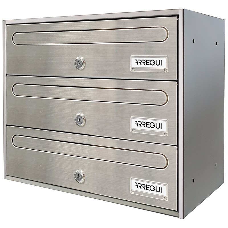 Front Horizontal mailbox for interior Size DIN A4 | ARREGUI