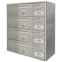 Front Horizontal mailbox for interior Size DIN A4 | ARREGUI