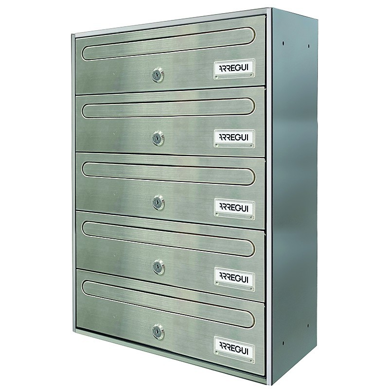 Front Horizontal mailbox for interior Size DIN A4 | ARREGUI