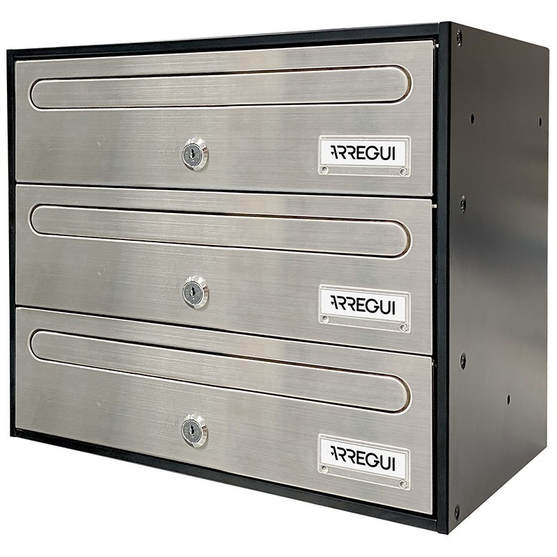 Front Horizontal mailbox for interior Size DIN A4 | ARREGUI