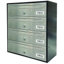 Front Horizontal mailbox for interior Size DIN A4 | ARREGUI
