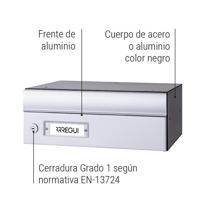 Milenio Outdoor Mailbox Size DIN A4 A5 | ARREGUI