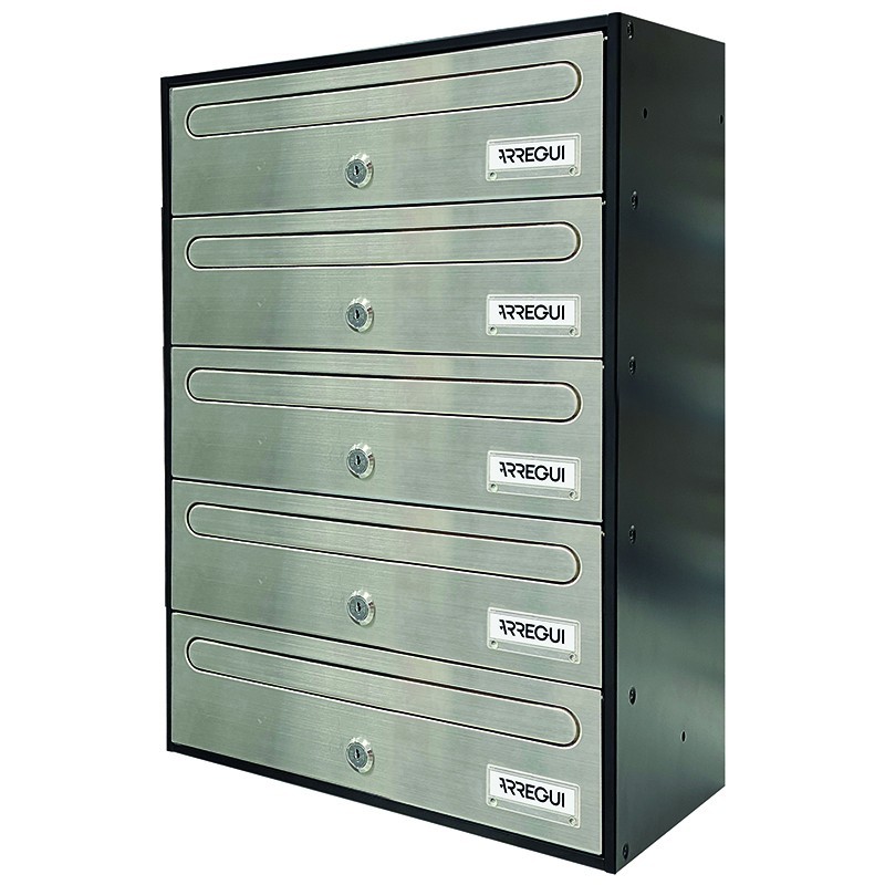 Front Horizontal mailbox for interior Size DIN A4 | ARREGUI