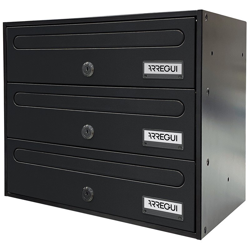 Front Horizontal mailbox for interior Size DIN A4 | ARREGUI