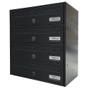 Front Horizontal mailbox for interior Size DIN A4 | ARREGUI