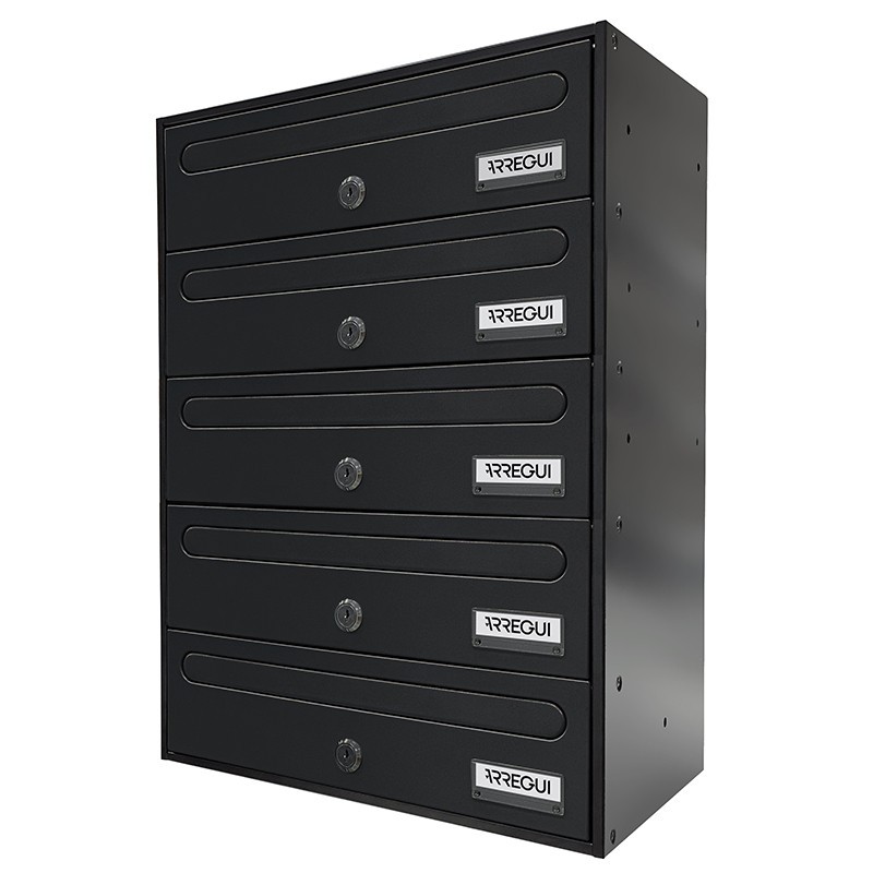 Front Horizontal mailbox for interior Size DIN A4 | ARREGUI