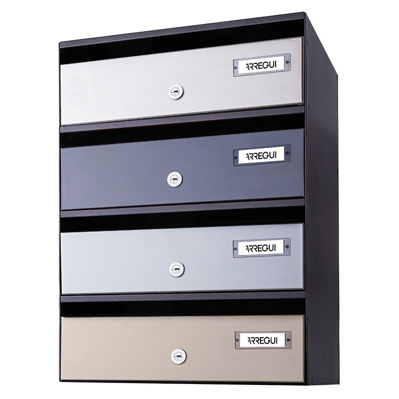 Adapta| Horizontal mailbox for interior Size DIN A4 and A5| ARREGUI