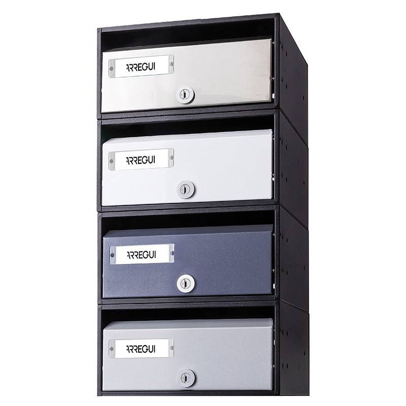 Mira Flat| Horizontal mailbox for indoor top opening| ARREGUI