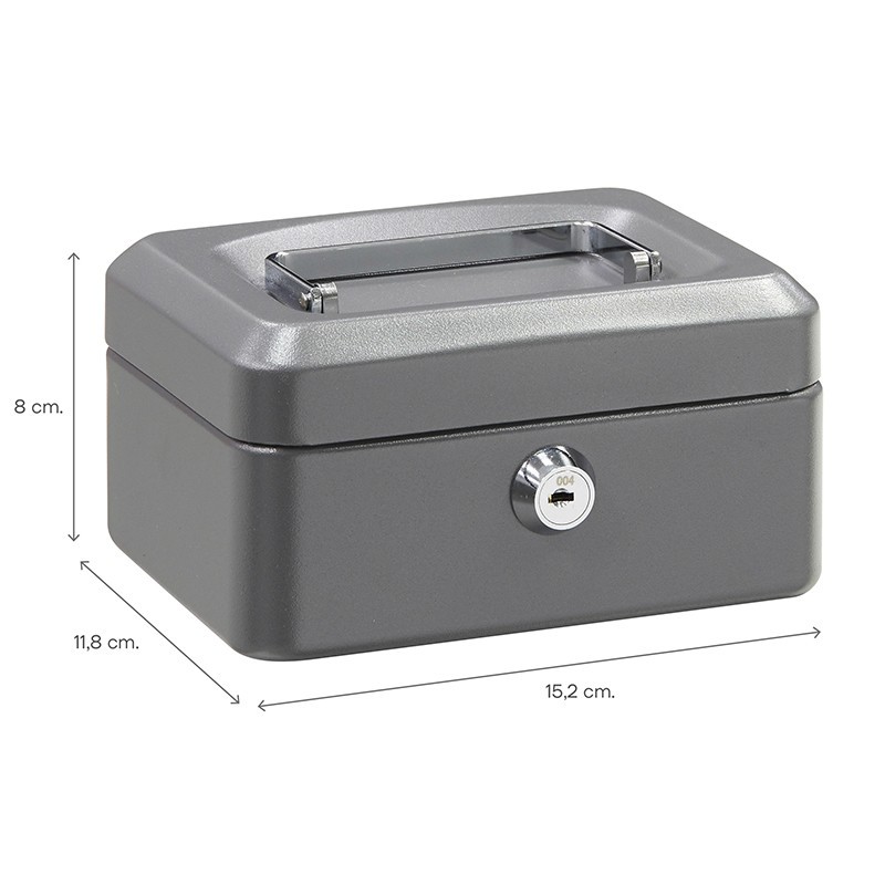 Elegant Cash Box with Key 15 cm wide | ARREGUI