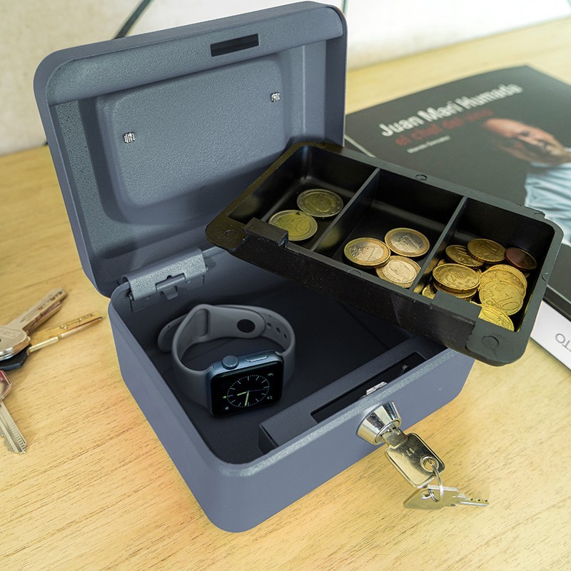 Elegant Cash Box with Key 15 cm wide | ARREGUI