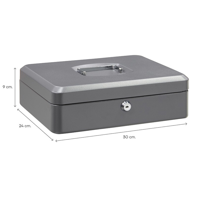 Elegant Cash Box with Key 30 cm wide | ARREGUI