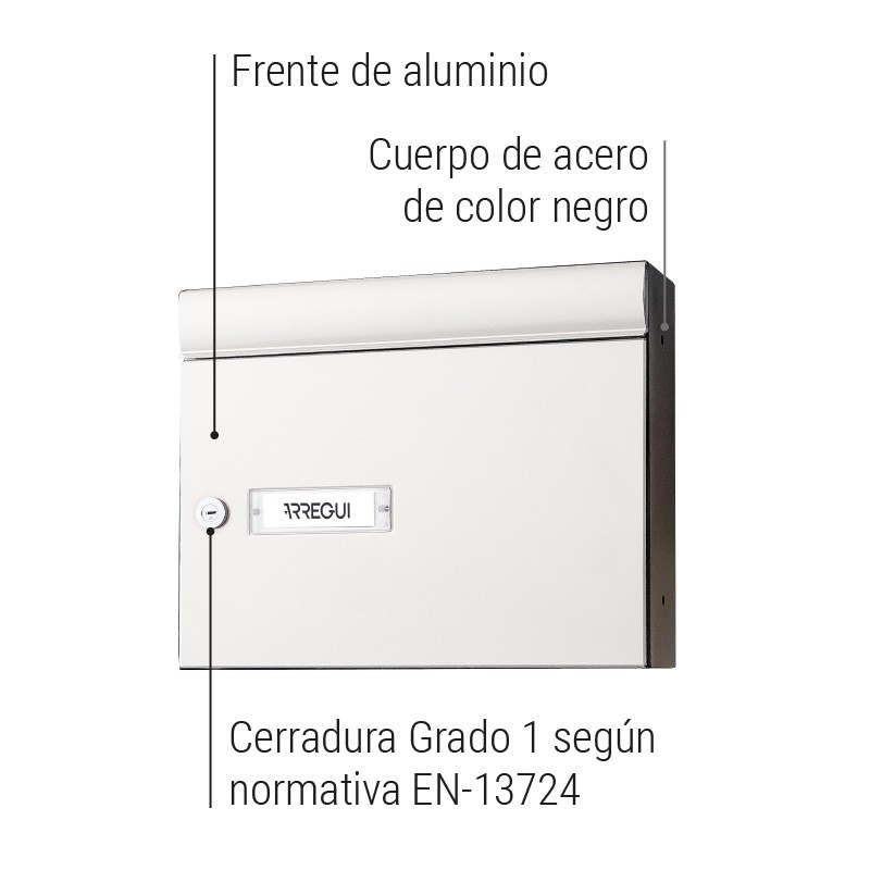 Milenio| Vertical mailbox ideal for outdoors| ARREGUI