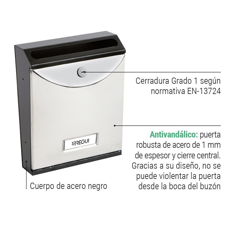 Future|Vertical mailbox for interior| ARREGUI