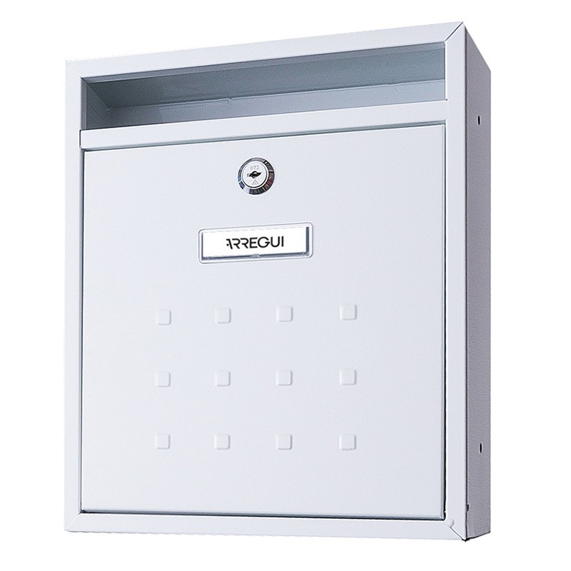 Look|Vertical mailbox for interior with geometric relief| ARREGUI