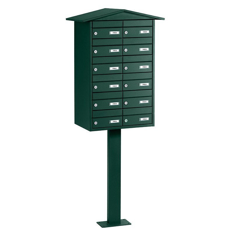 AGRO|Horizontal mailbox for multiple households with roof| ARREGUI