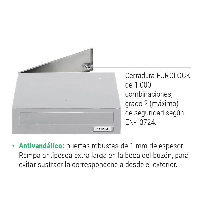 DOUBLE HABITAT|Community mailbox with double access| ARREGUI