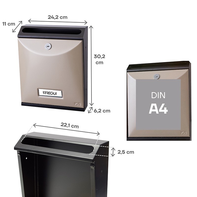 Future|Vertical mailbox for interior| ARREGUI