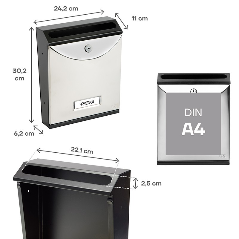 Future|Vertical mailbox for interior| ARREGUI