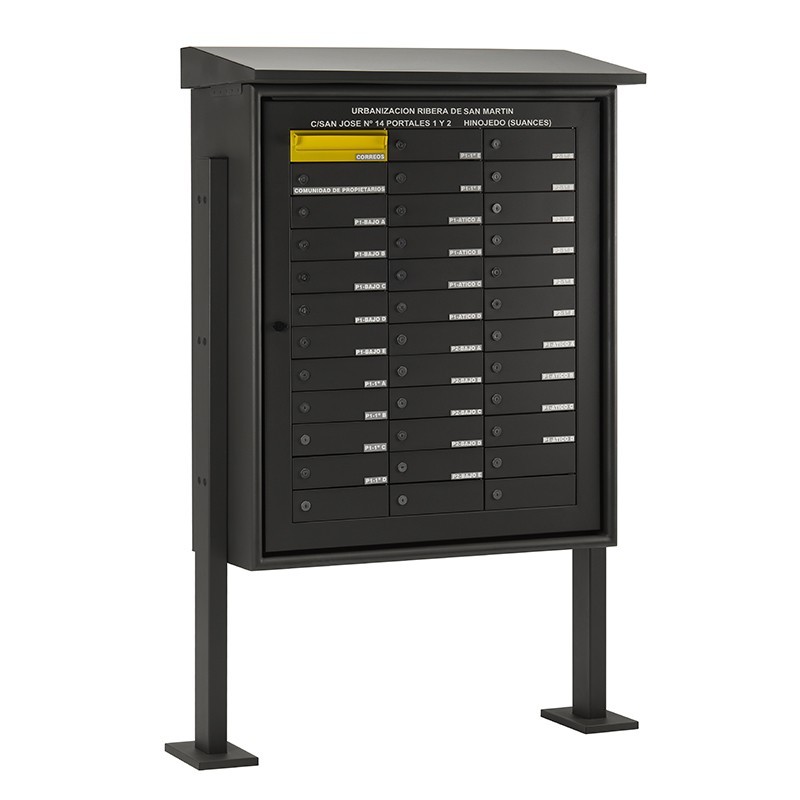 Centralized opening BCP|Horizontal pluridomiciliary mailbox| ARREGUI