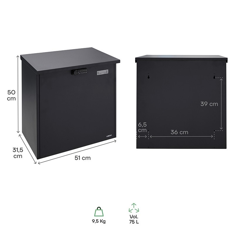 Bigpack Base Parcel Mailbox - Electronic | ARREGUI