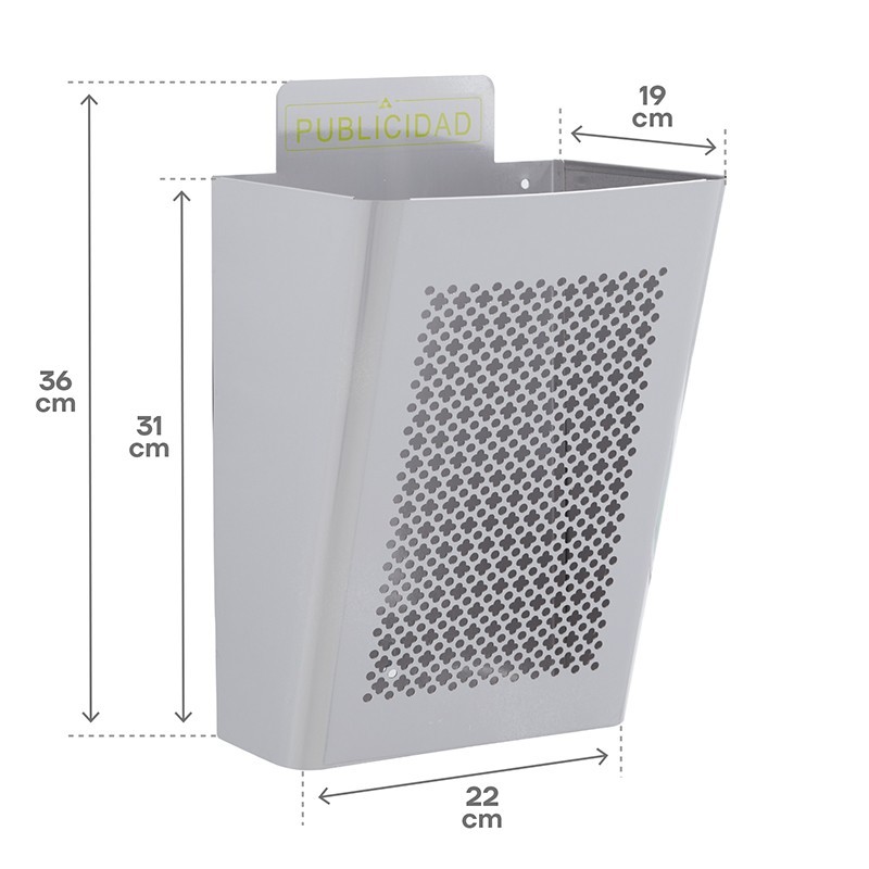 Curved Stainless Steel 8 L Advertising Basket | ARREGUI