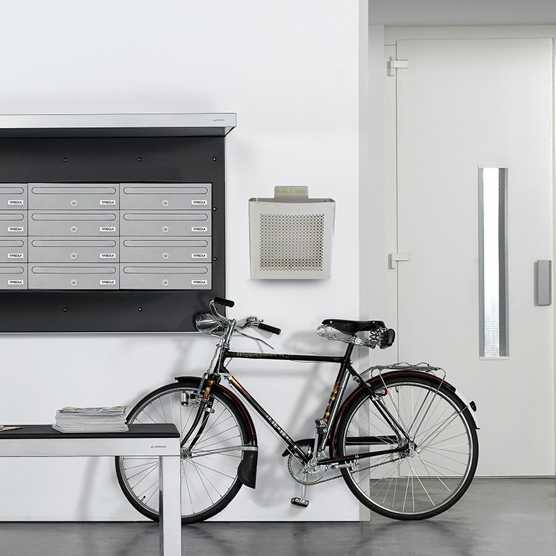 Curva Cestino Pubblicitario Inox 11,5 L | ARREGUI