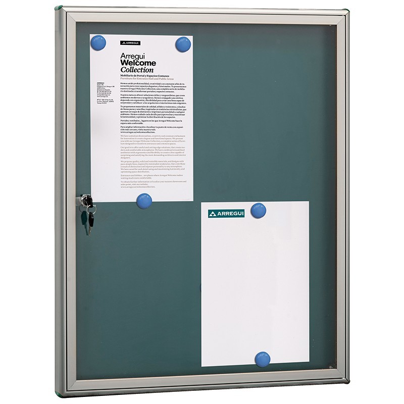 Aluminum Notice Board - 4 A4 Sheets | ARREGUI