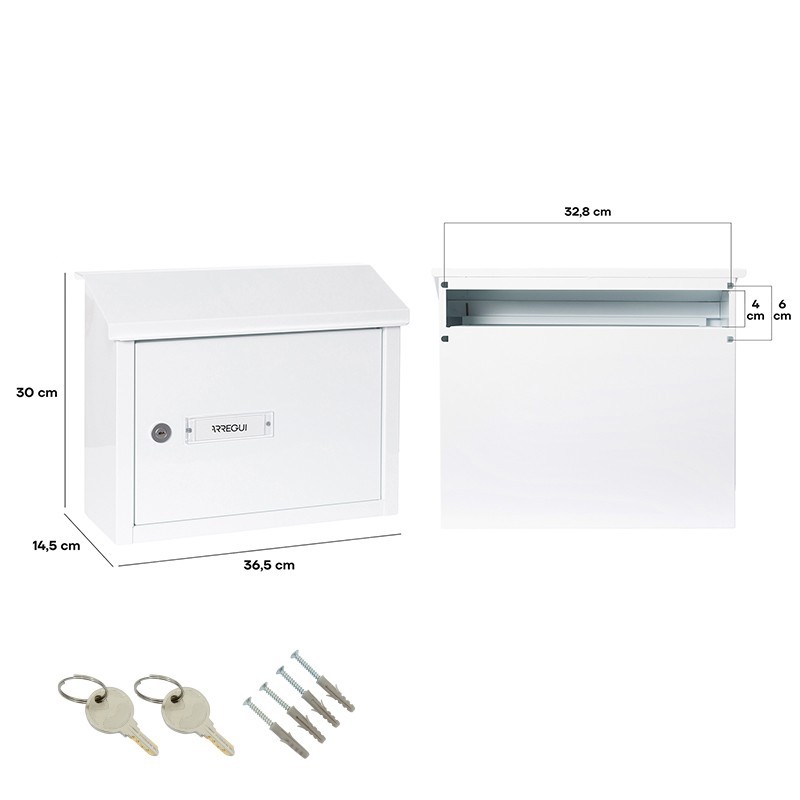 Aluminum Letter Collection Box Size DIN A4 | ARREGUI