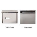 Letter Collection Box Stainless Steel Size DIN A4 | ARREGUI