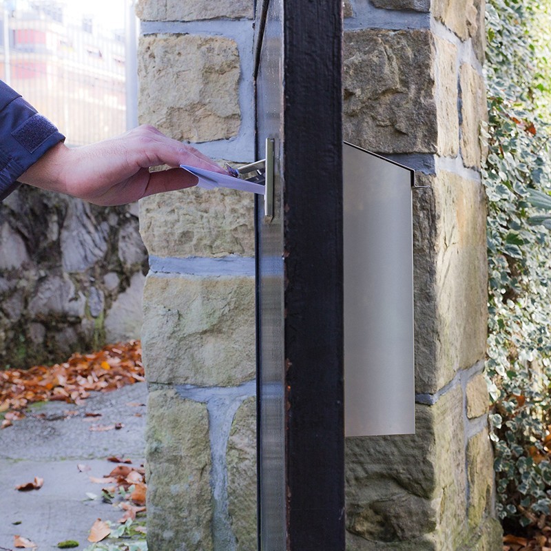 Pack Portabiglietti più Portacarte Acciaio Inox DIN A4 | ARREGUI