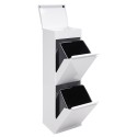 Waste and Recycling Bin Top 2x17 L | ARREGUI