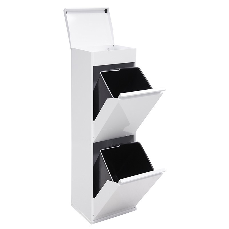 Waste and Recycling Bin Top 2x17 L | ARREGUI
