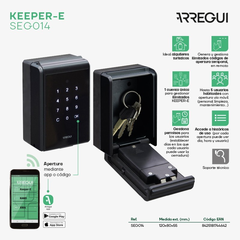 Guardakeys Keeper-E Intelligente | ARREGUI