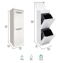 Waste and Recycling Bin Ecoclas Plus 2x17 L | ARREGUI
