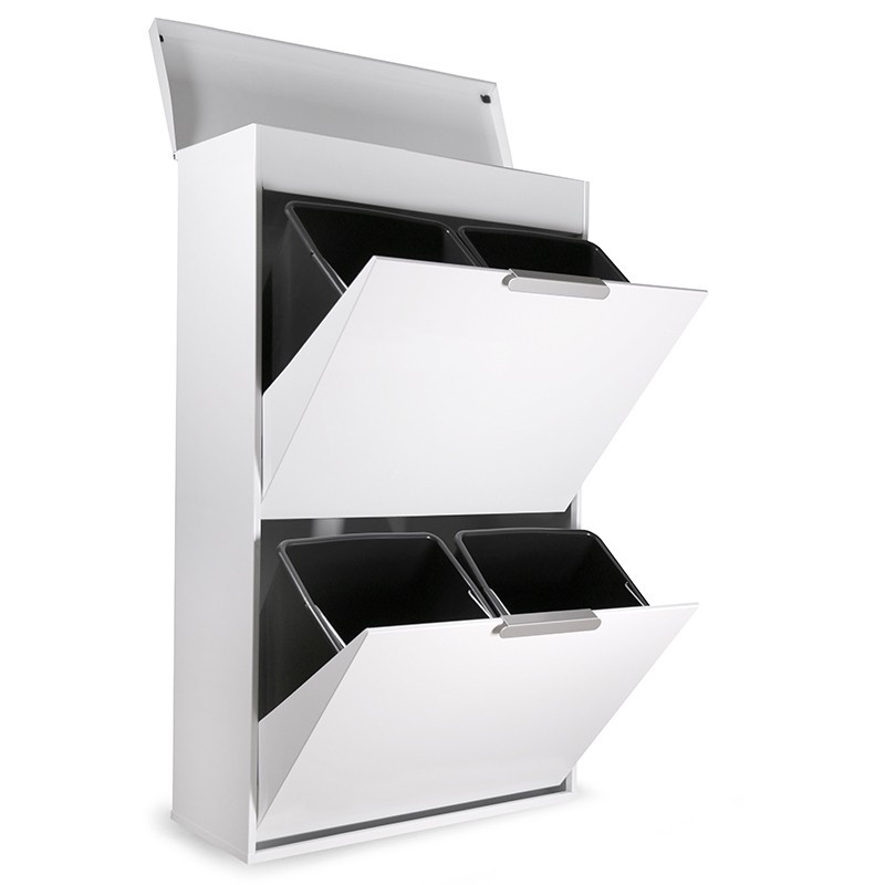 Waste and Recycling Bin Ecoclas Plus 4x17 L | ARREGUI