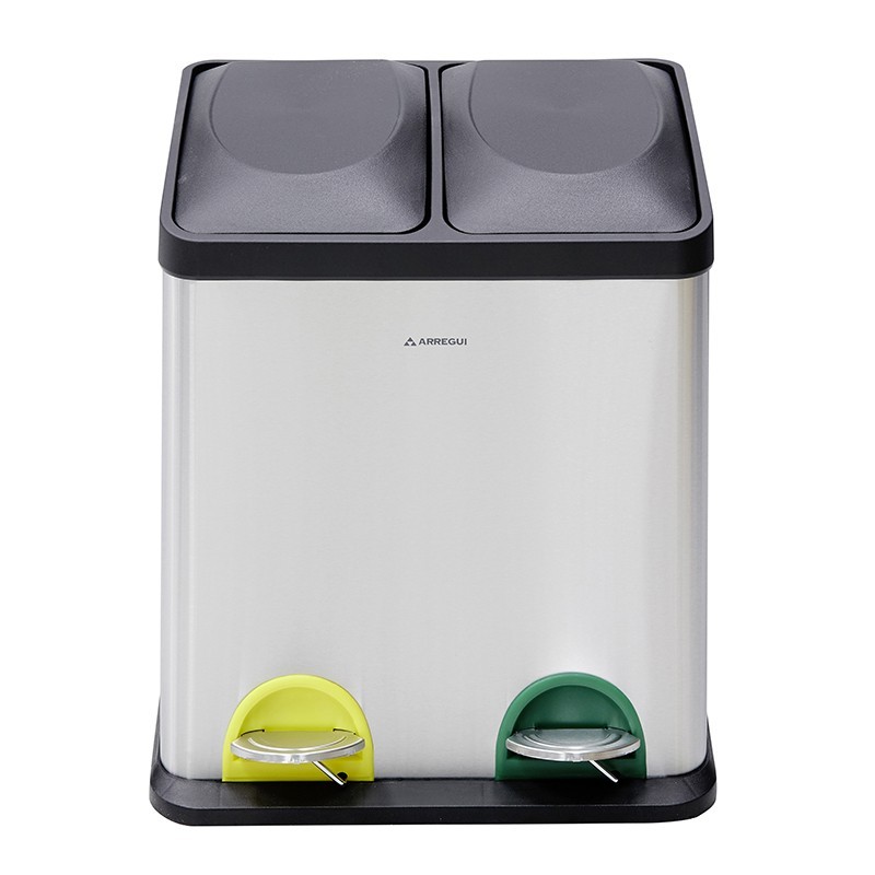 Step Bin Trash Cube 2x15 L (30 L) | ARREGUI