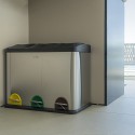 Cestino per rifiuti Step Bin 3x15 L (45 L) | ARREGUI