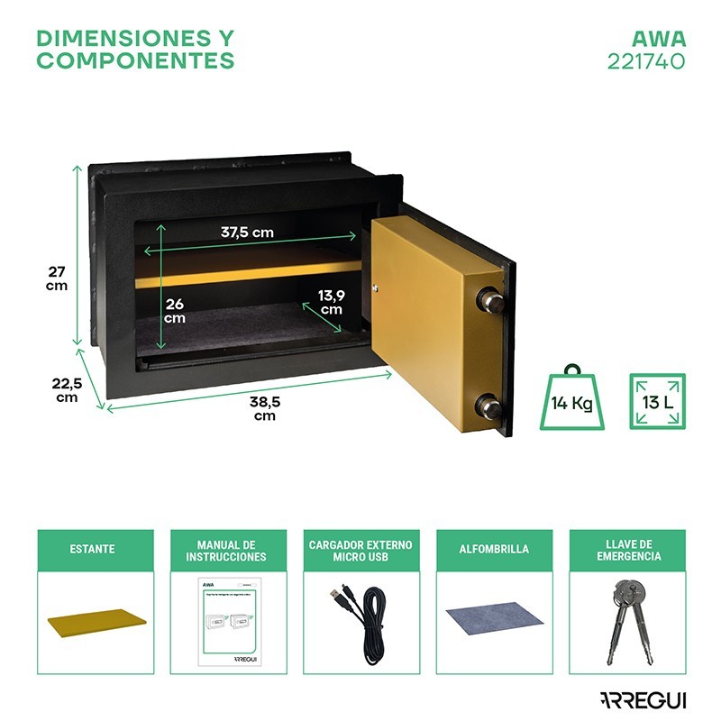 Cassaforte a incasso AWA | ARREGUI