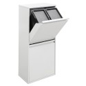 Basic Waste and Recycling Bin 11+11+23 L | ARREGUI
