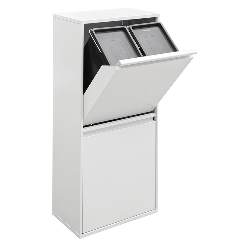 Basic Waste and Recycling Bin 11+11+23 L | ARREGUI