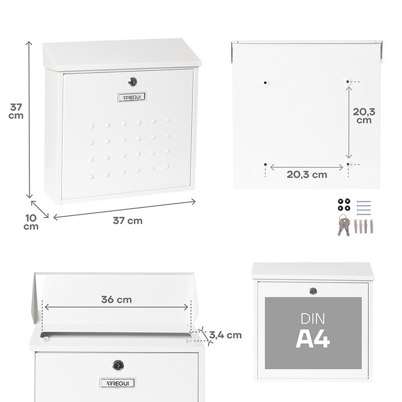 Premium Large Capacity Outdoor Mailbox | ARREGUI